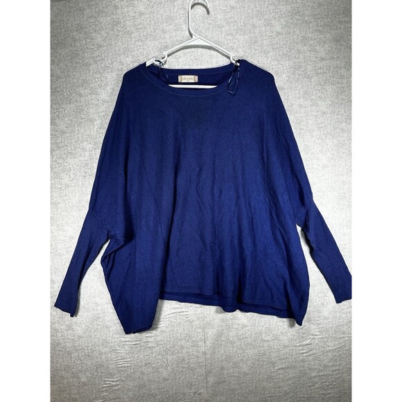 Altar'd State Dolman Sleeve Relaxed Fit Boxy Slouch Sweater Size M/L Blue - Picture 1 of 6